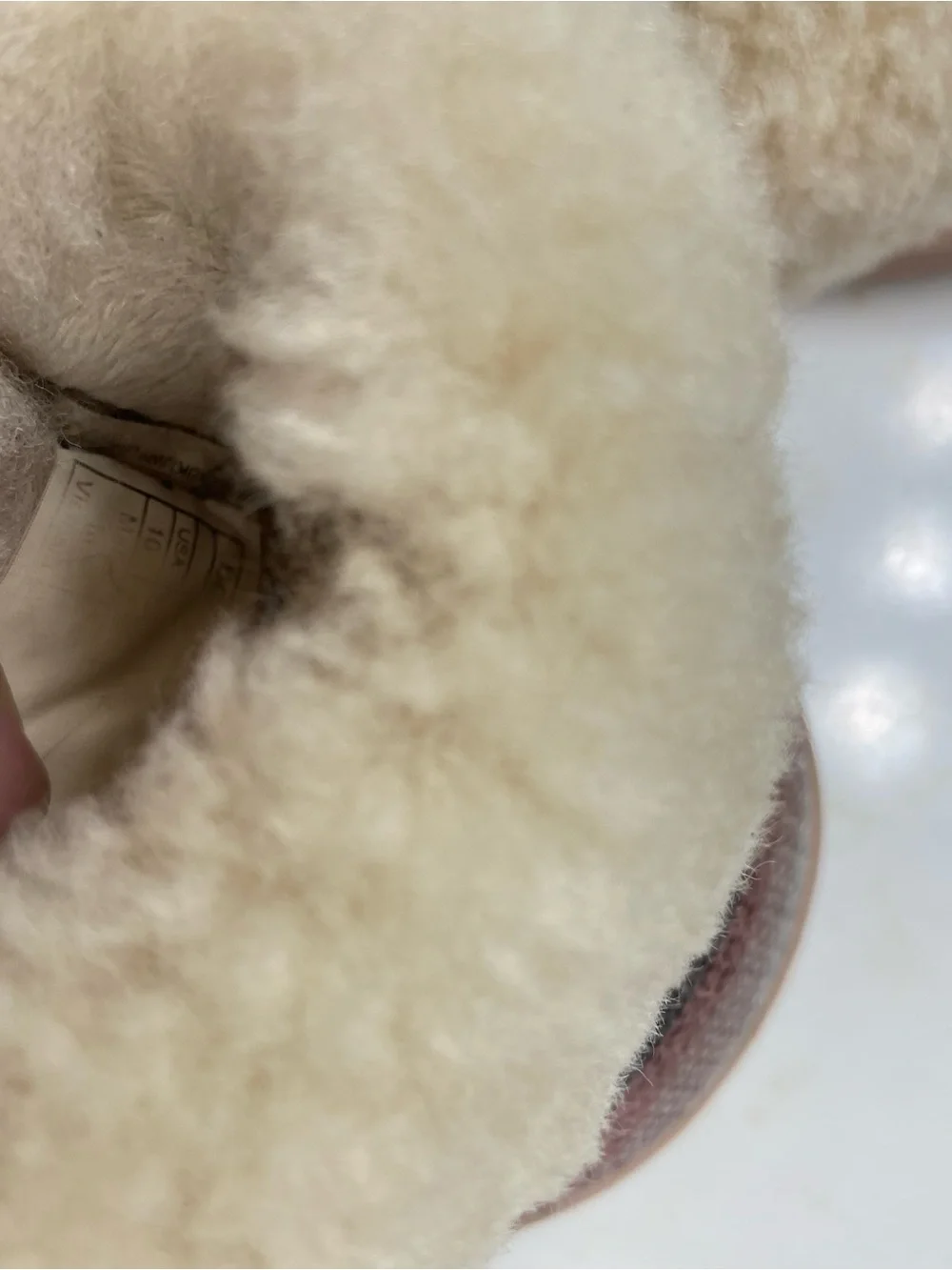 UGG Kids Sequin Shearling Clog - Cream with Rose and Silver Shine